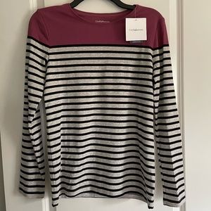 Croft & Barrow Long Sleeve T-Shirt Size S - NWT
